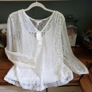 NWT Lace Top